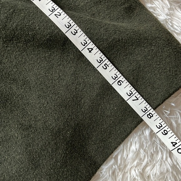 NEW Stafford Wool-blend Double-Breasted Topcoat XL Olive Green - Picture 12 of 16